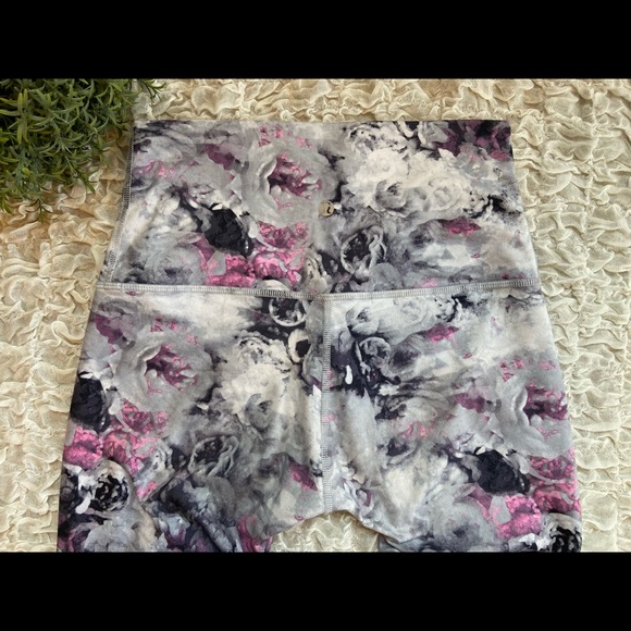 Lululemon Wunder Under Leggings Luon High Waist Roll Down Moody Mirage Tights - Picture 4 of 11